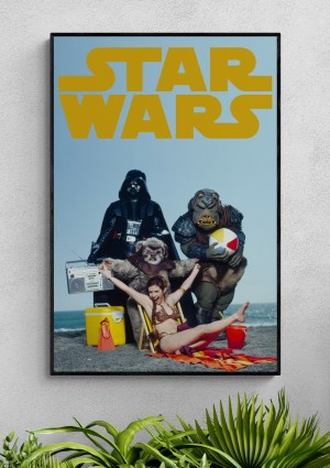 Star Wars - Leia at the Beach