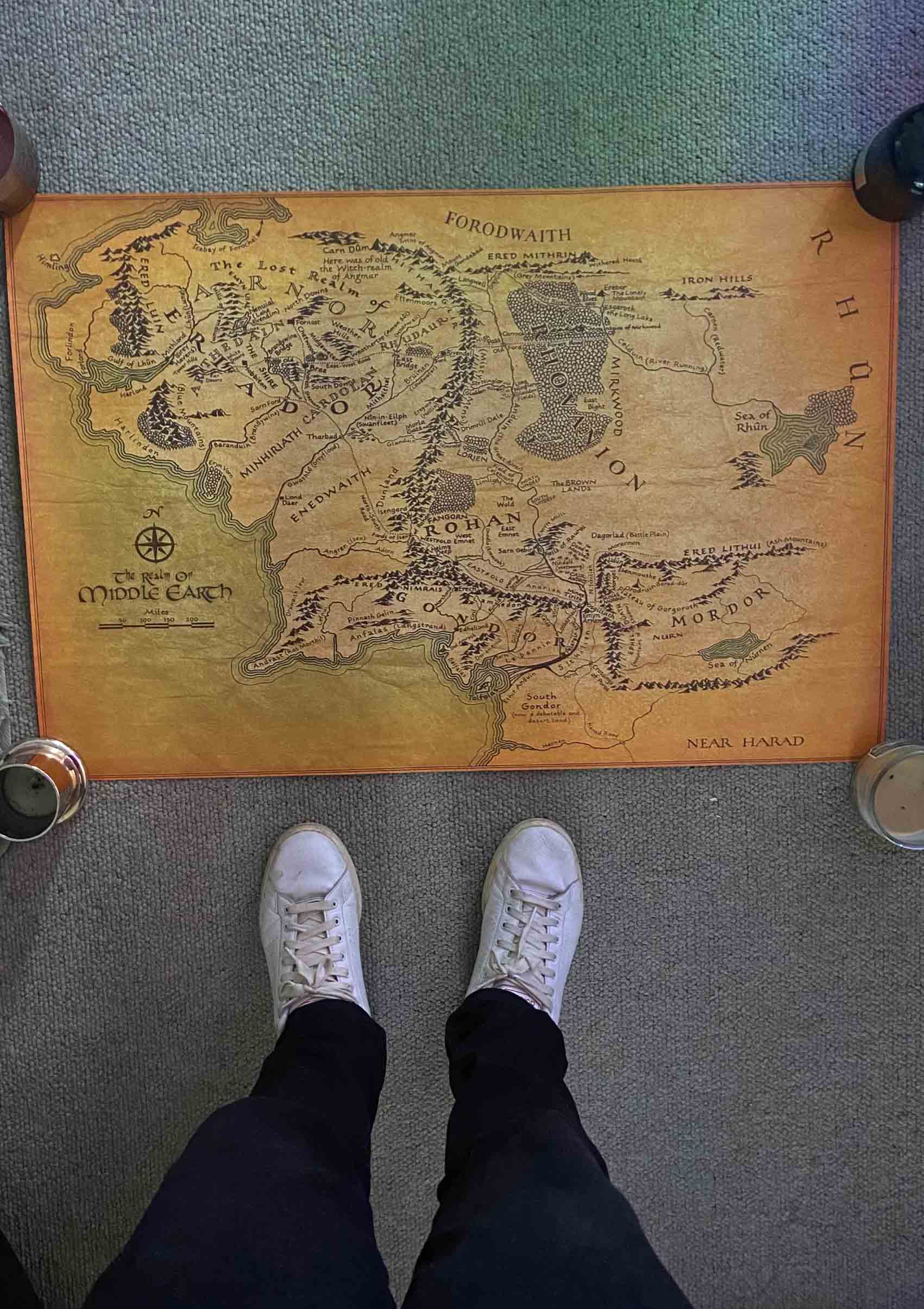 The Lord of the Rings - Middle-Earth Map