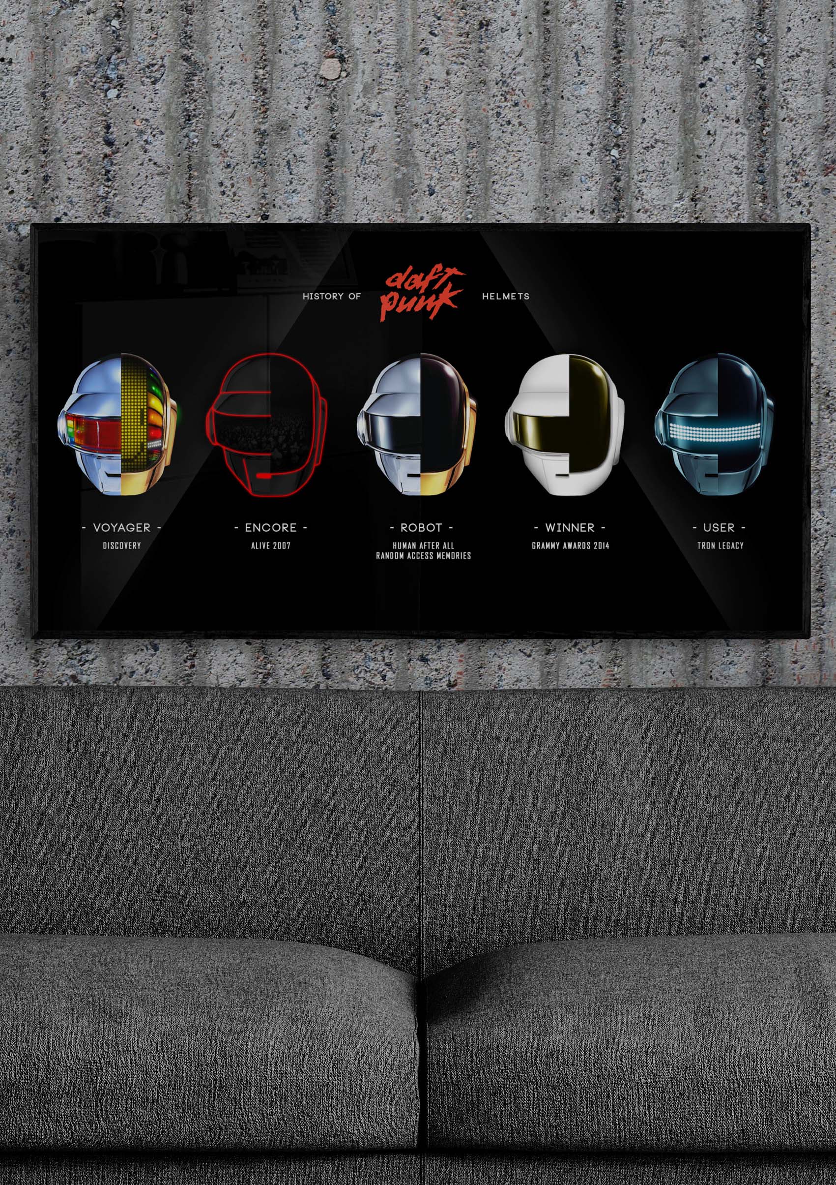 Daft Punk - History of Helmets