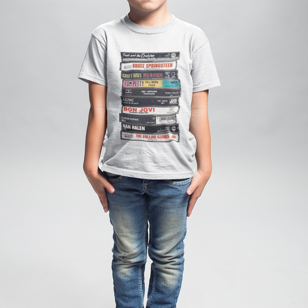 Classic Rock Cassette Stack Kids