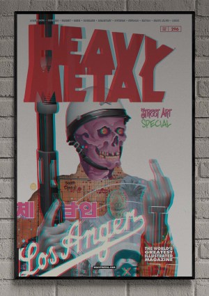 Heavy Metal Magazine Cover 1977