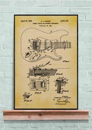 Fender Stratocaster Patent 1956