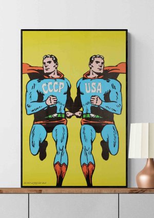 Roman Cieslewicz - USSR-USA Superman Cold War