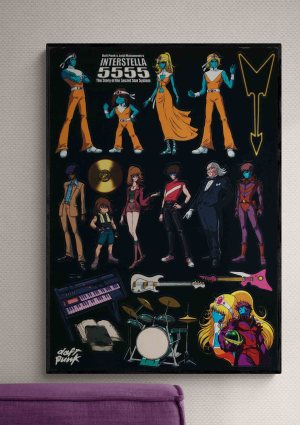 Daft Punk's Interstella 5555: The 5tory of the 5ecret 5tar 5ystem Characters