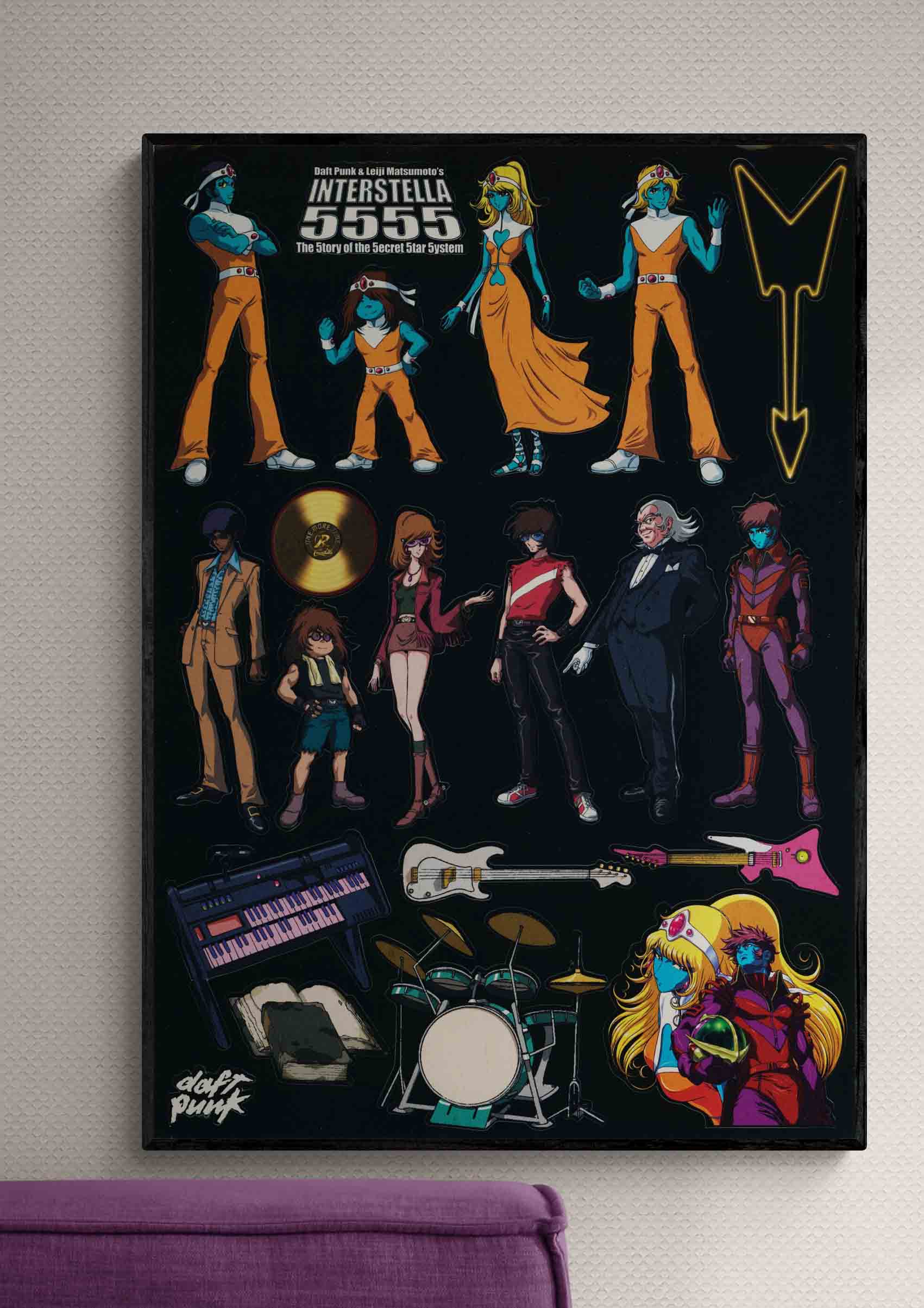 Daft Punk's Interstella 5555: The 5tory of the 5ecret 5tar 5ystem Characters