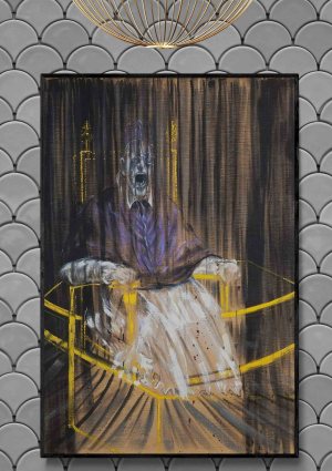 Francis Bacon - Study after Velázquez's Portrait of Pope Innocent X